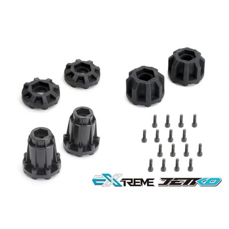 JETKO EX King Cobra LP Belted 3.8 Black Wheel MAXX 17mm (2pcs)