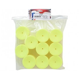 SCHUMACHER 1/10 Wheel Rear - Neon Yellow (5 pairs) 