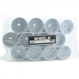 PROCIRCUIT 1/8 Vortex Wheels V2 White Bulk (24pcs) 
