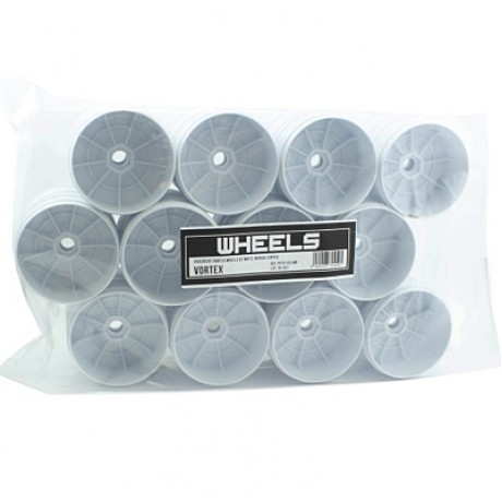 PROCIRCUIT 1/8 Vortex Wheels V2 White Bulk (24pcs)