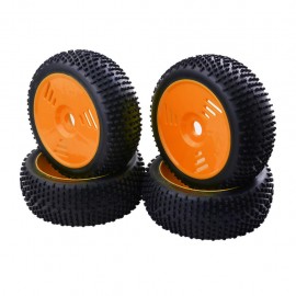 ZN RACING 1/8 BUGGY TYRES ORANGE (4pcs) 