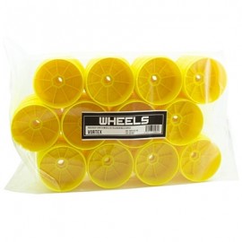 PROCIRCUIT 1/8 Vortex Wheels V2 Yellow Bulk (24pcs) 