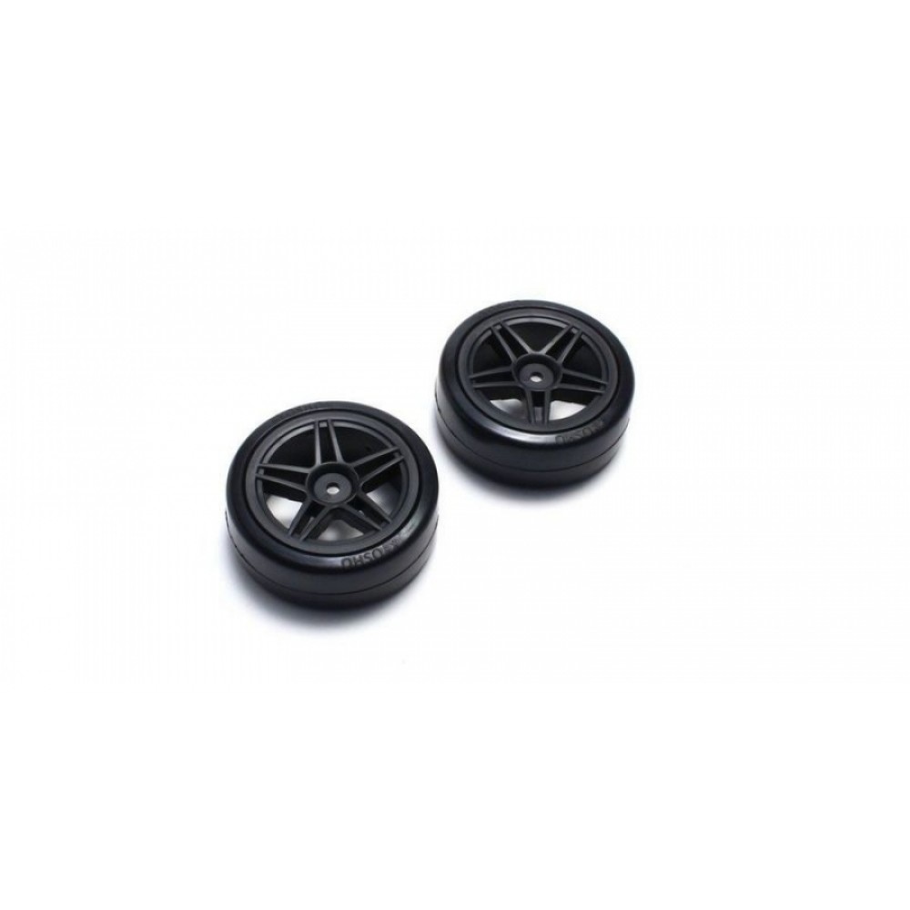 KYOSHO Drift Tire Rear (10Spoke/BK/24mm) FAT304BK (2pcs)