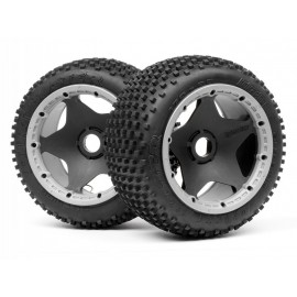 HPI DIRT ON BLACK WHEEL 1/5 BAJA (2pcs) 