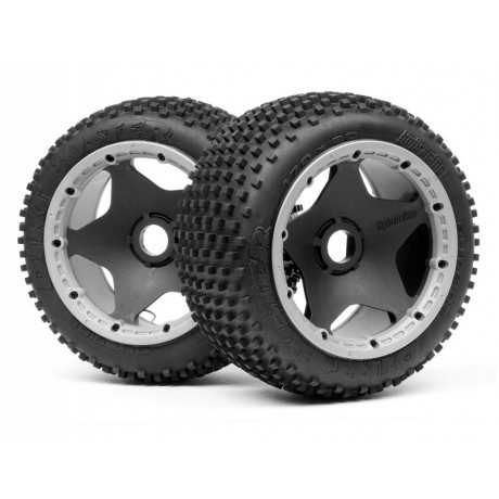 HPI DIRT ON BLACK WHEEL 1/5 BAJA (2pcs)