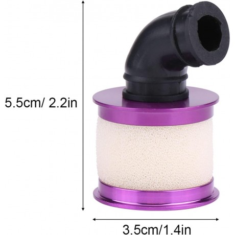 CN RACING AIR FILTER 1/10 OFF/ON ROAD PURPLE