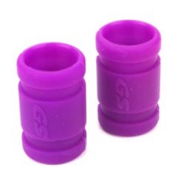 GS SILICONE EXHAUST 1/10 PURPLE  (2pcs)  