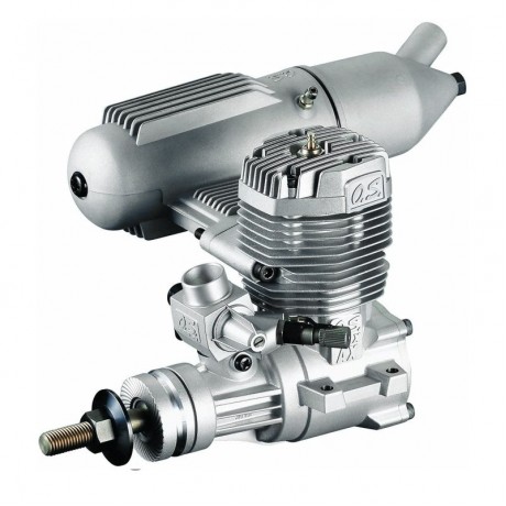 OS MAX-65AX 2ST GLOW AIRPLANE ENGINE W/E-4010A SILENCER
