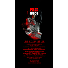 FX G501 - COMBO: ENGINE + MUFFLER 2168 + MANIFOLD GT 