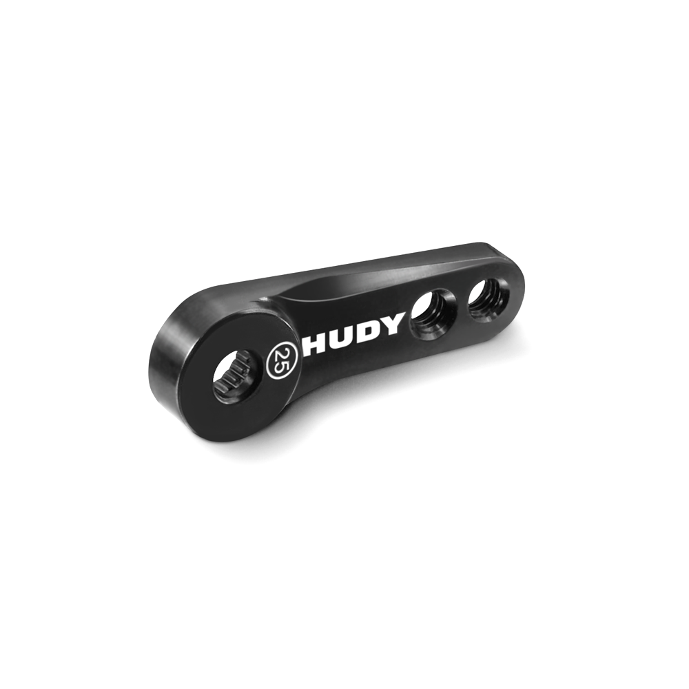 HUDY - ALU THROTTLE SERVO HORN Futaba - OFFSET - 25T 