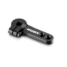 HUDY ALU CLAMP SERVO HORN - KO PROPO, SANWA - 2-HOLE M3 - 23T  