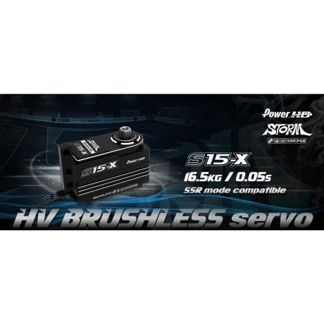 HD POWER S15 Brushless Low Profil SSR MG for Xray X4 (15kg/0.06s)