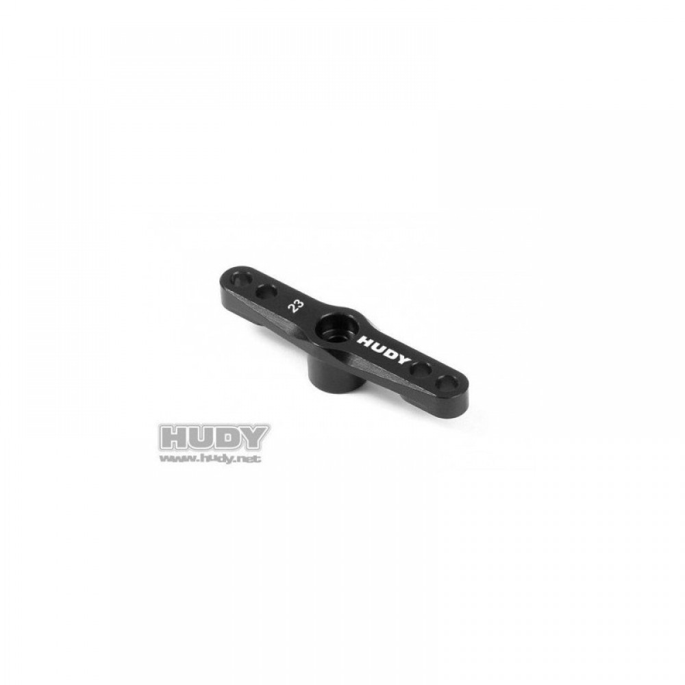 HUDY  Alu Throttle Servo Horn - KO JR Sanwa Airt. - 23T