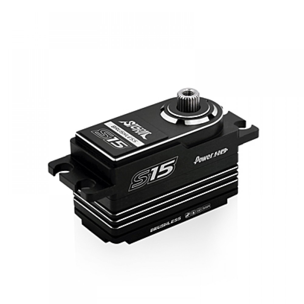 HD POWER S15 Silver Low Profile (0.06s/15.0kg/7.4V) Brushless Servo