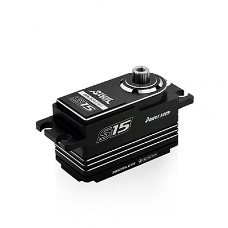 HD POWER S15 Silver Low Profile (0.06s/15.0kg/7.4V) Brushless Servo