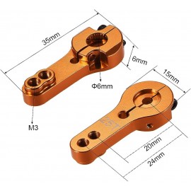 Servo Arm Horn ORANGE 25T  