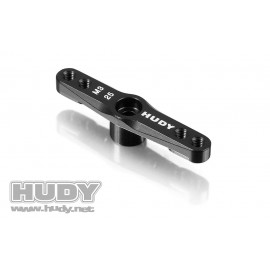 HUDY Alu Throttle Servo Horn - Futaba  Savöx - 2-Hole M3 - 25T - V2