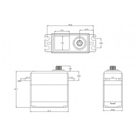 SRT CL6030 HV WP (0.11s/30.0kg/7.4V) Coreless Digital servo 
