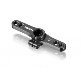 HUDY - Alu Clamp Throttle Servo Horn - KO, Sanwa - Offset - 23T  