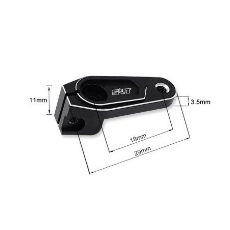 SRT TR-X6S 25T ALUMINUM SERVO HORN OFFSET 11mm L-18mm