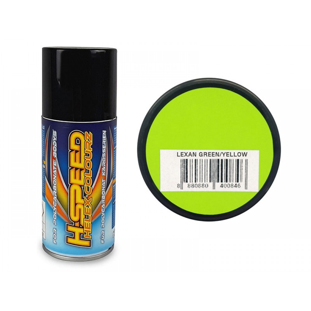 H-SPEED Lexan Spray green-yellow 150ml 