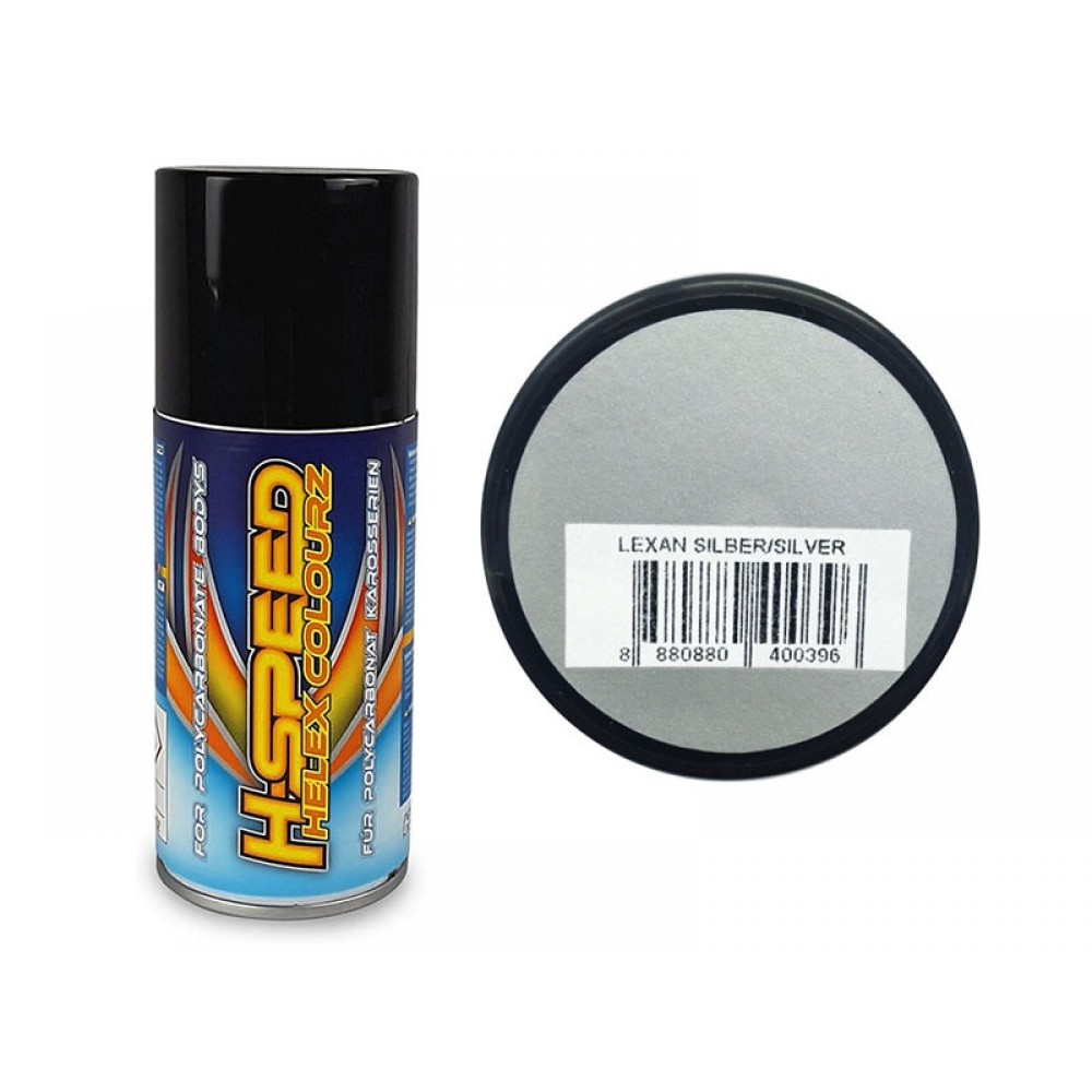 H-SPEED Lexan spray silver 150ml 
