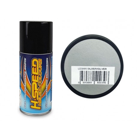 H-SPEED Lexan spray silver 150ml 
