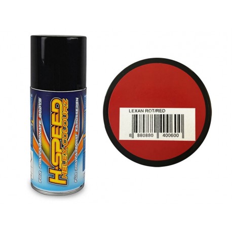 H-SPEED Lexan spray red 150ml 