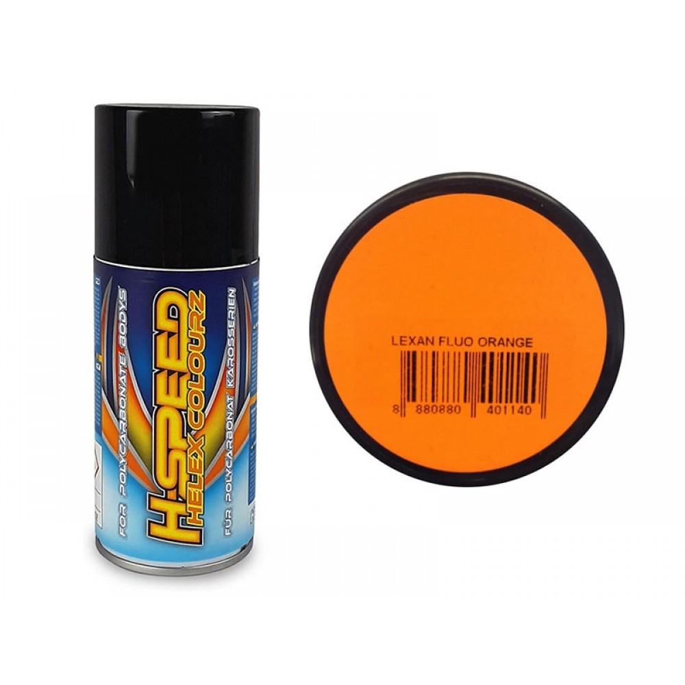 H-SPEED Lexan Spray Fluo orange 150ml 