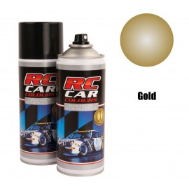 RC CAR COLOURS Lexan Spray Gold Metalic Nr 910 150ml 