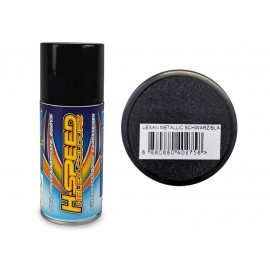 H-SPEED Lexan Spray metallic black 150ml 