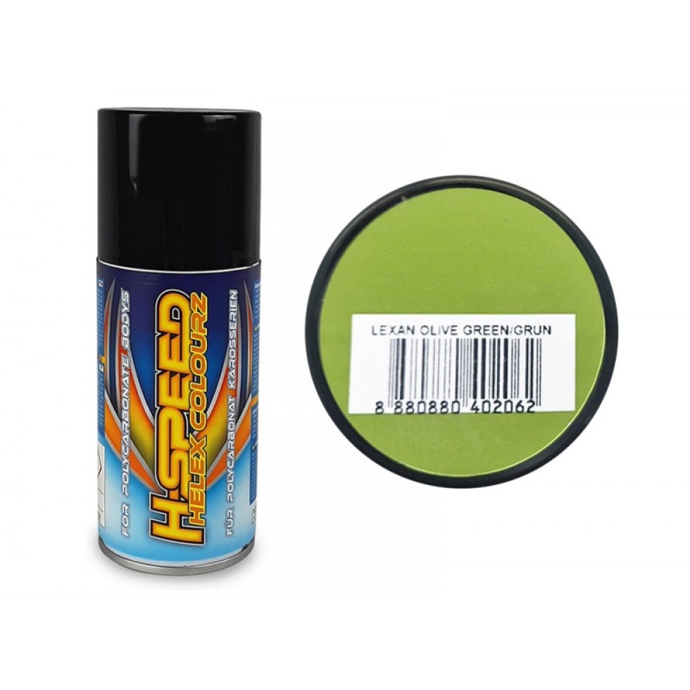 H-SPEED Lexan Spray Olive Green 150ml 