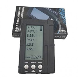 CORE 3 in 1 LCD RC Battery Discharger Balancer Meter Tester for 2-6S Lipo Li-Fe Battery Battery Voltage Meter Li-Polymer/Li-Fe 2-6 Cell 