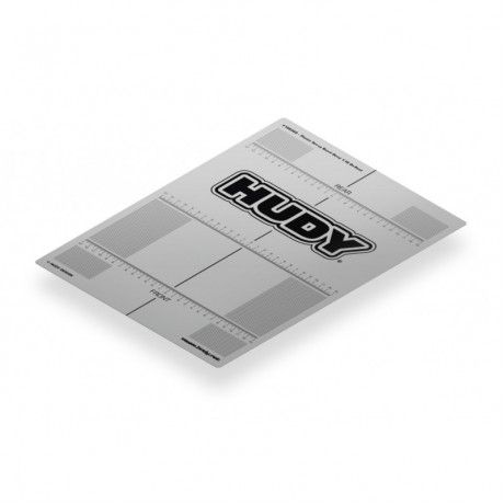 HUDY PLASTIC SET-UP BOARD DECAL 282x386MM - 1/10 TC