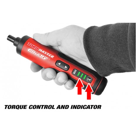CORALLY Torq Master - Cordless Screwdriver with Digital Torque Control - Li-Ion 3.6V 