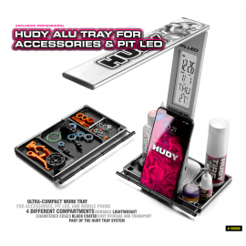 HUDY Alu Tray for Accessories & Pit LED 