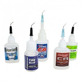 1UP RACING HD Curved Steel Glue Tips - Thin Glue (10pcs) 