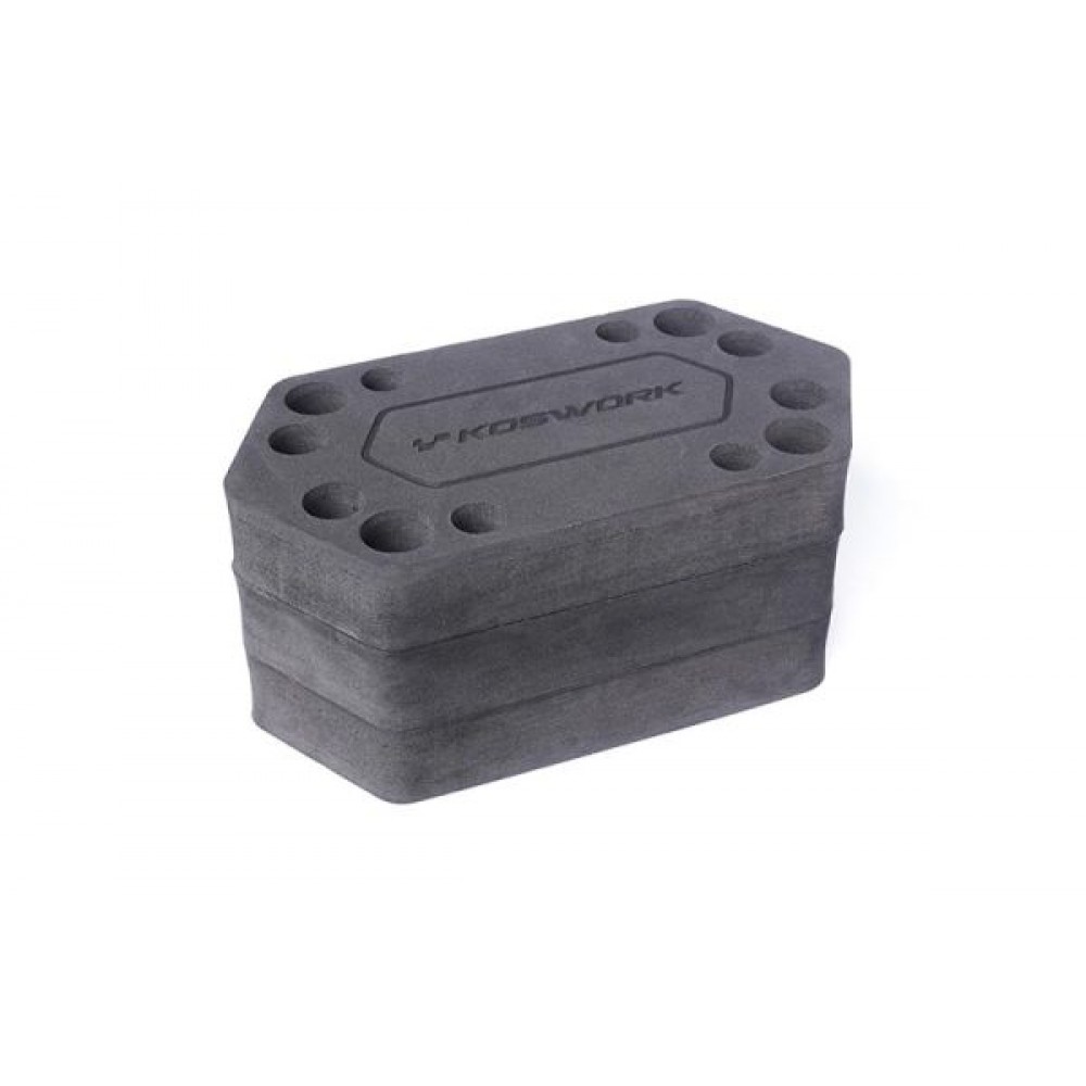KOSWORK Foam Car Maintenance Stand H90 206x110mm (Off-Road1:8) 