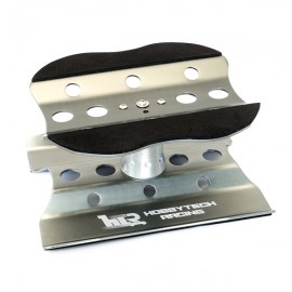 HOBBYTECH Aluminium Rotating Car Stand 1/8 1/10 (Gun Metal) 