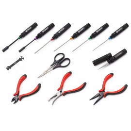 HOBBYTECH Tool Set Including Bag (12pcs) 