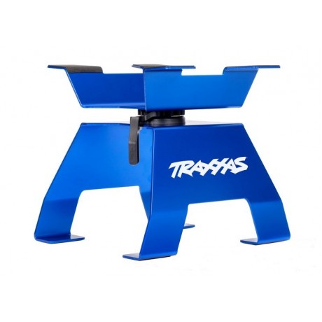 TRAXXAS 8797 TRUCK-STAND ALUMINIUM BLUE 1/8 1/10             