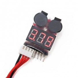 CORE 1-8S Lipo/Li-ion Battery Voltage Tester with Buzzer ALARM 