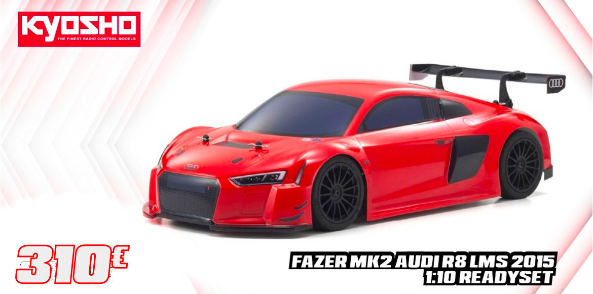 KYOSHO FAZER MK2 AUDI R8 LMS 2015 1:10 READYSET