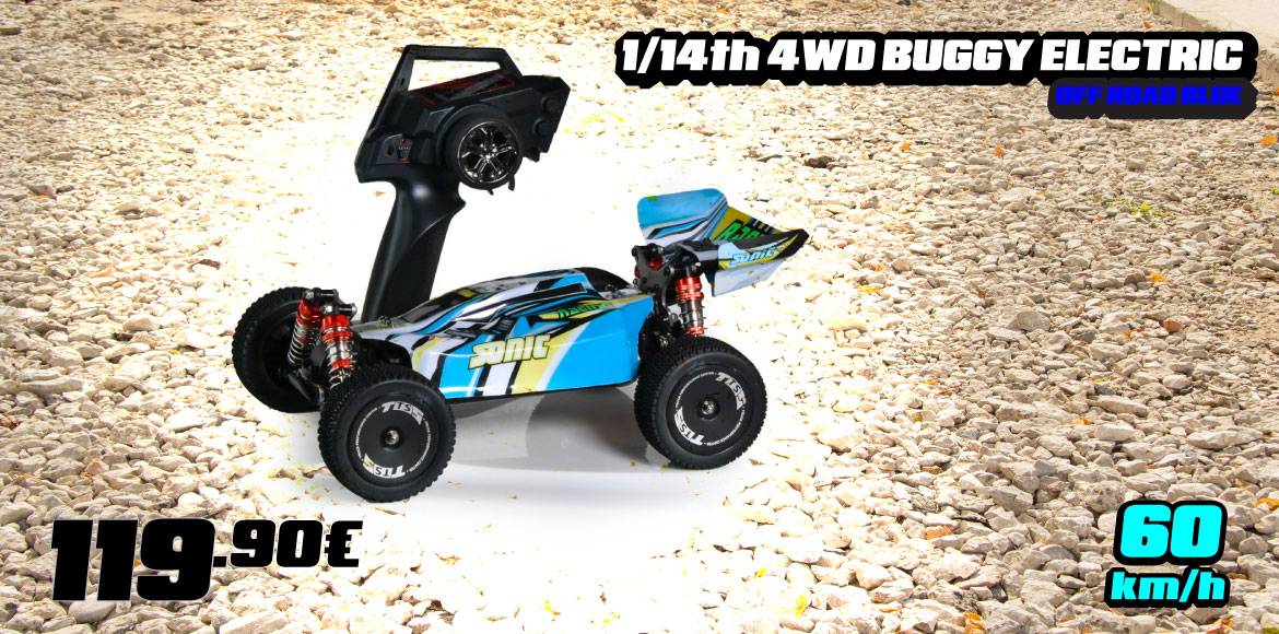 01252 SONIC 1/14th 4WD BUGGY ELECTRIC OFF ROAD BLUE
