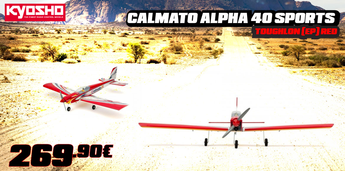 KYOSHO CALMATO ALPHA 40 SPORTS - TOUGHLON (GP) RED